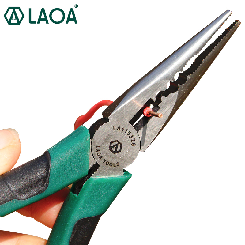   6 &  ġ ٱ   ö̾  θ ϵ  ö̾/LAOA 6& Fishing pliers Multi-function Long Nose Pliers High Hardness stainless Steel Needle